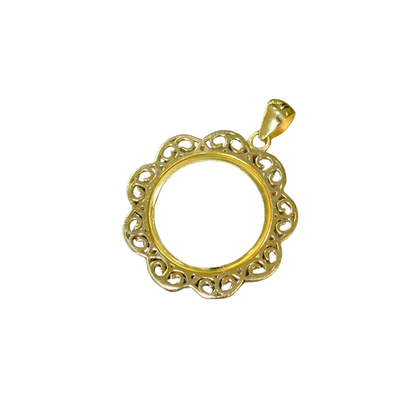 Monture Pendentif Pièce 10 Francs - Porte Pièce Or Jaune 750