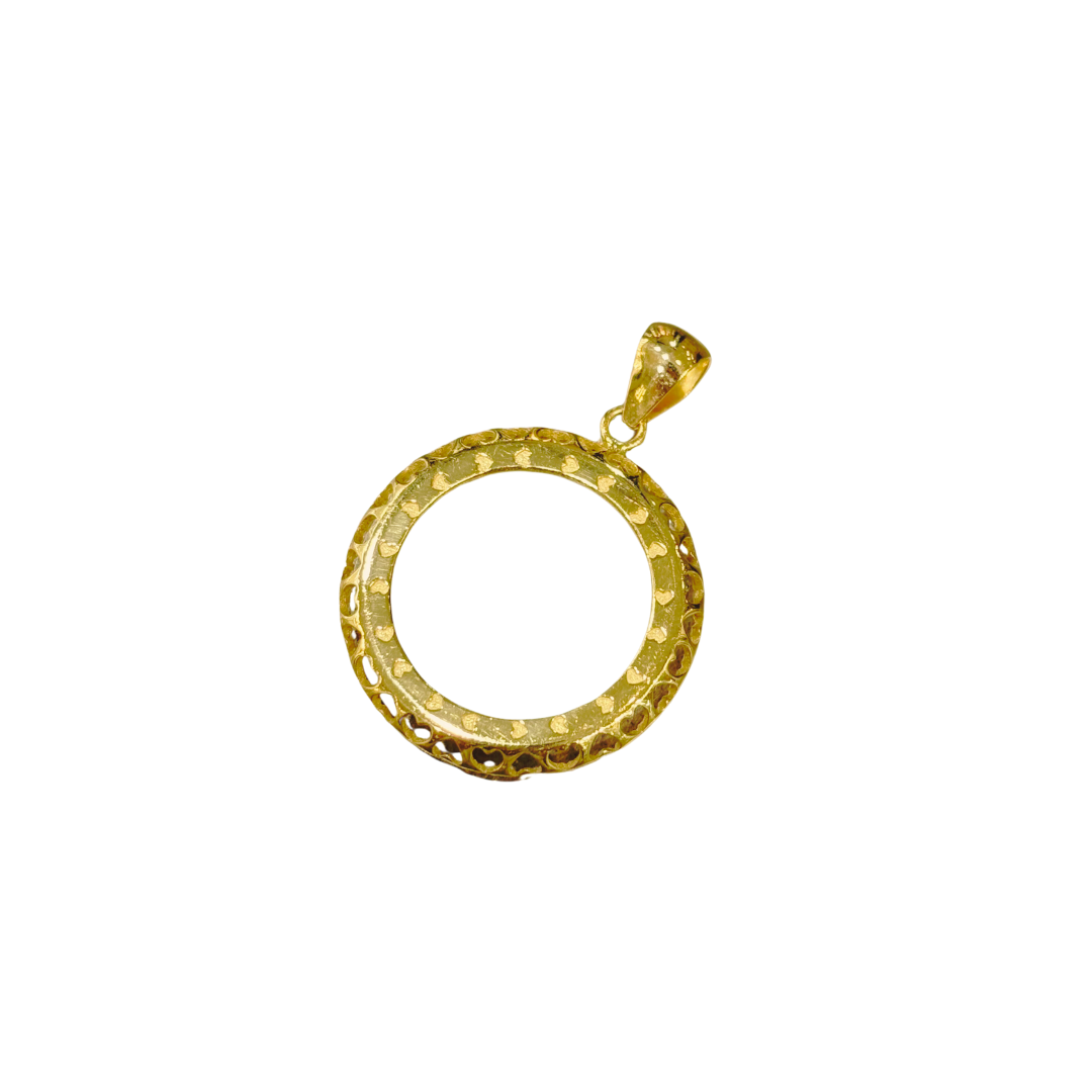 Monture Pendentif Pièce 10 Francs - Porte Pièce Or Jaune 750