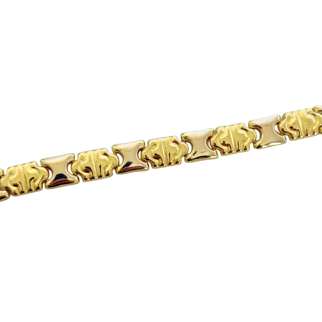 Chaîne Maille Plate - Or Jaune 750