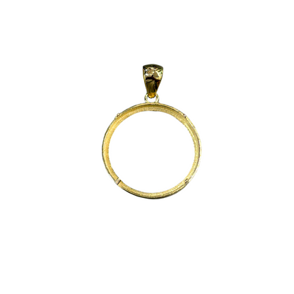 Monture Pendentif Pièce 20 Francs - Porte Pièce Or Jaune 750