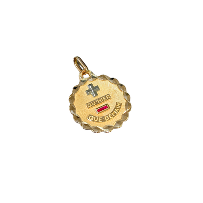 Pendentif Augis - Or Jaune 750 & Rubis
