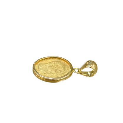 Pendentif Pièce - Or Jaune 750 & Pièce 5 Francs Napoléon