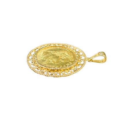 Pendentif Pièce - Or Jaune 750 & Pièce Or 20 Francs Napoléon