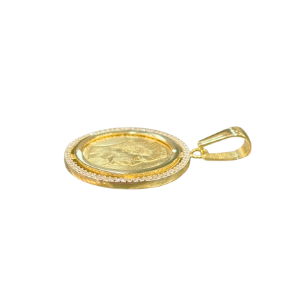 Pendentif Pièce - Or Jaune 750 & Pièce Or 20 Francs Napoléon