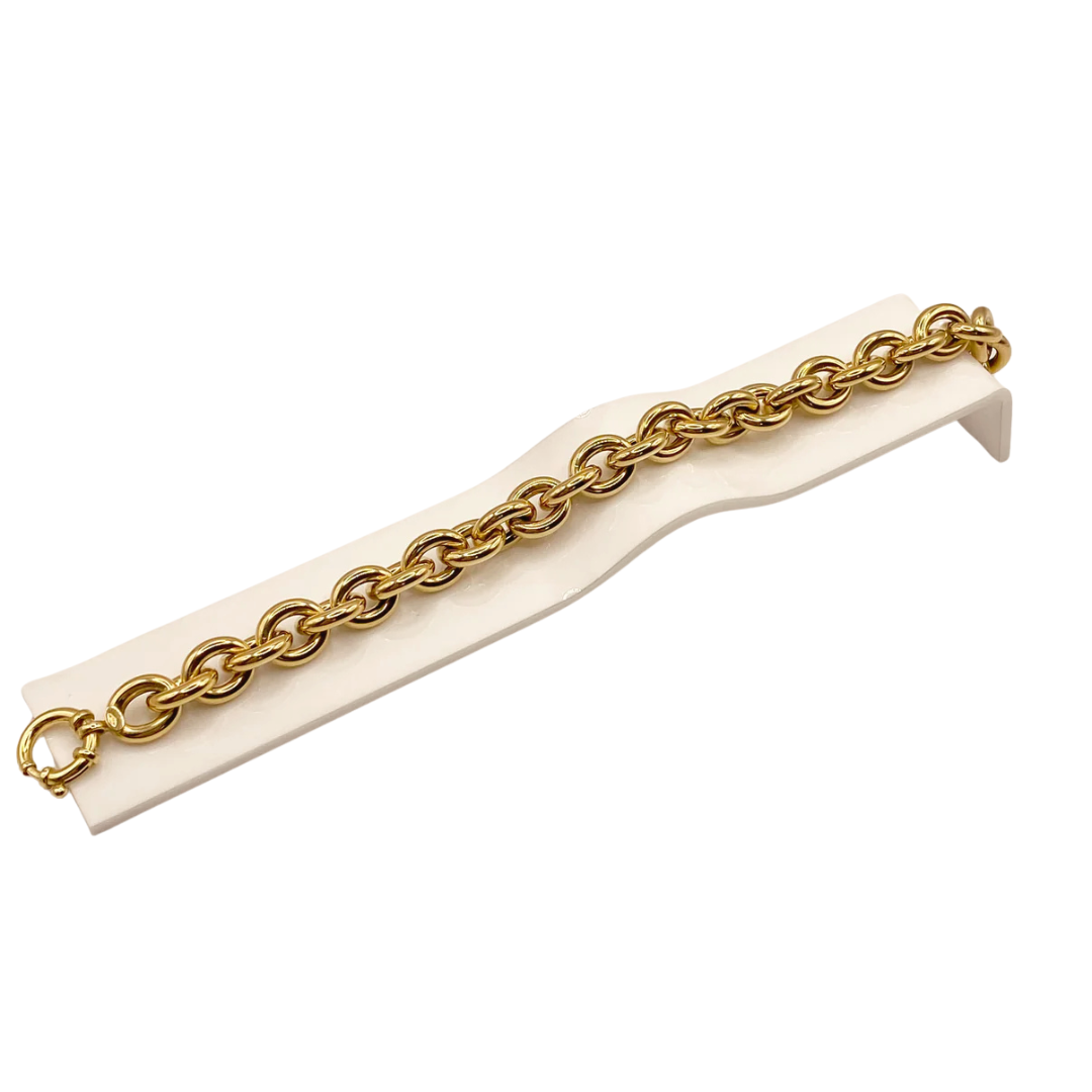 Bracelet Maille Jaseron - Or Jaune 750