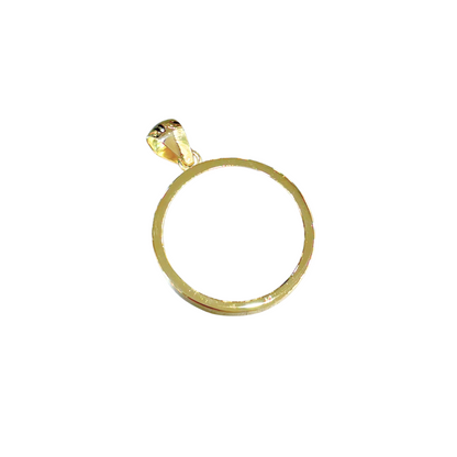 Monture Pendentif Pièce 20 Francs - Porte Pièce Or Jaune 750