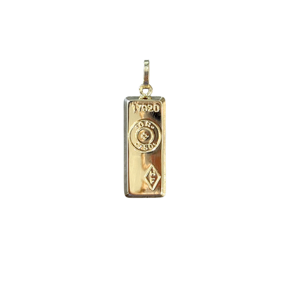 Pendentif Lingotin - Or Jaune 750