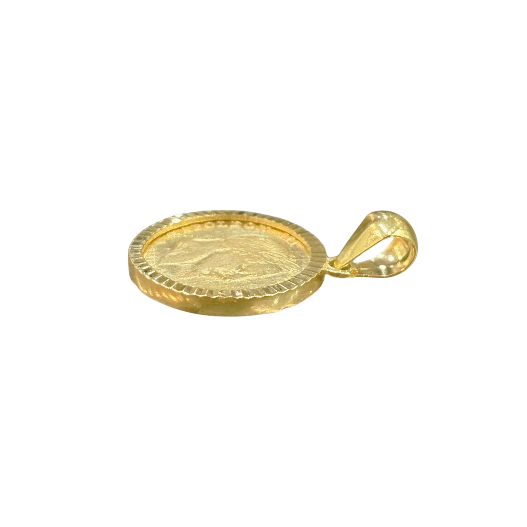 Pendentif Pièce - Or Jaune 750 & Pièce 5 Francs Napoléon