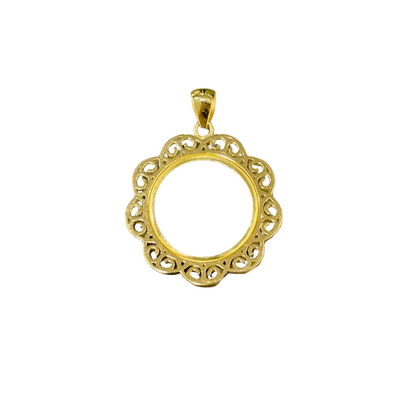 Monture Pendentif Pièce 10 Francs - Porte Pièce Or Jaune 750