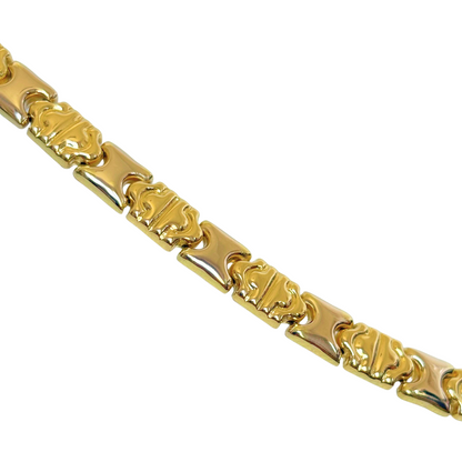 Chaîne Maille Plate - Or Jaune 750