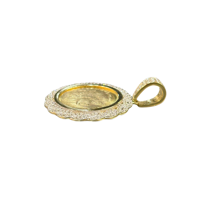 Pendentif Pièce - Or Jaune 750 & Pièce Or 20 Francs Marianne Coq