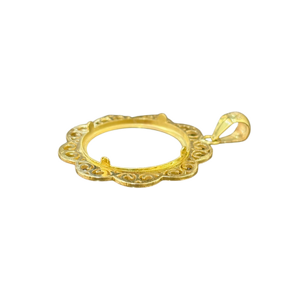 Monture Pendentif Pièce 10 Francs - Porte Pièce Or Jaune 750