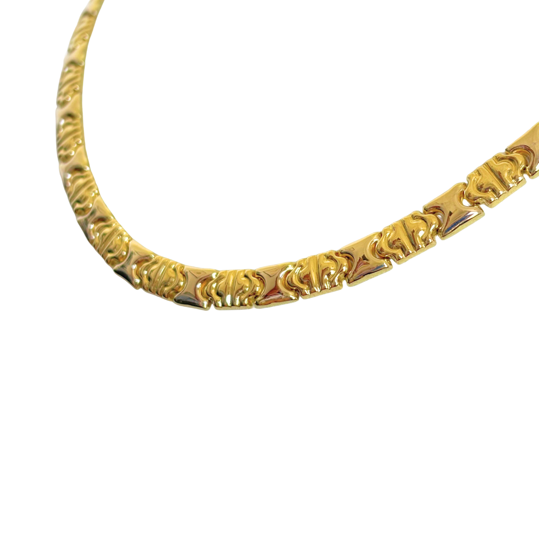 Chaîne Maille Plate - Or Jaune 750