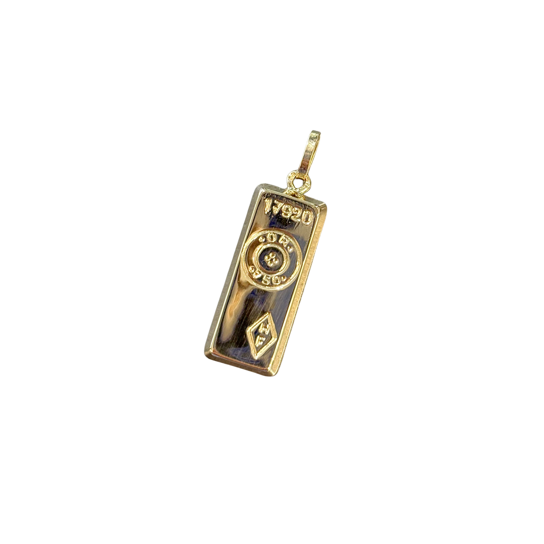 Pendentif Lingotin - Or Jaune 750