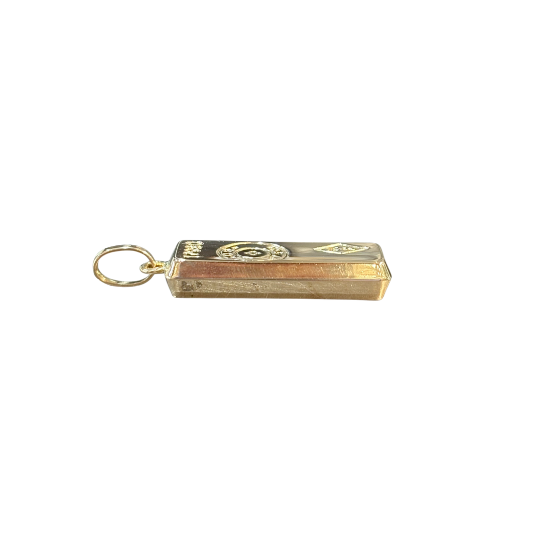 Pendentif Lingotin - Or Jaune 750