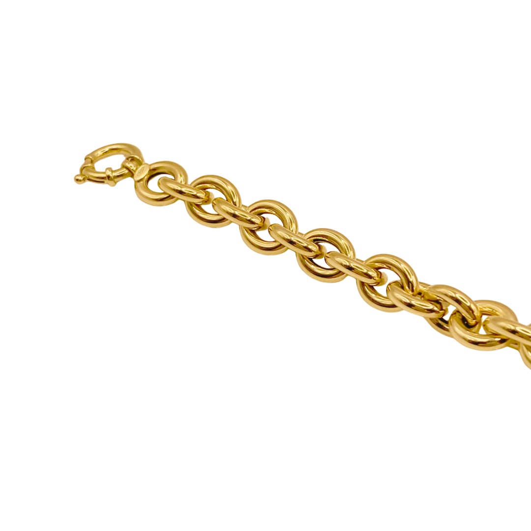 Bracelet Maille Jaseron - Or Jaune 750