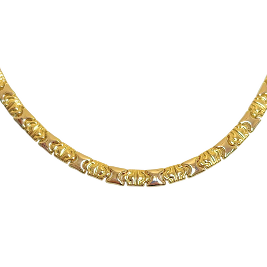 Chaîne Maille Plate - Or Jaune 750