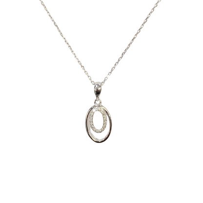 Necklace - 750 White Gold &amp; Diamonds