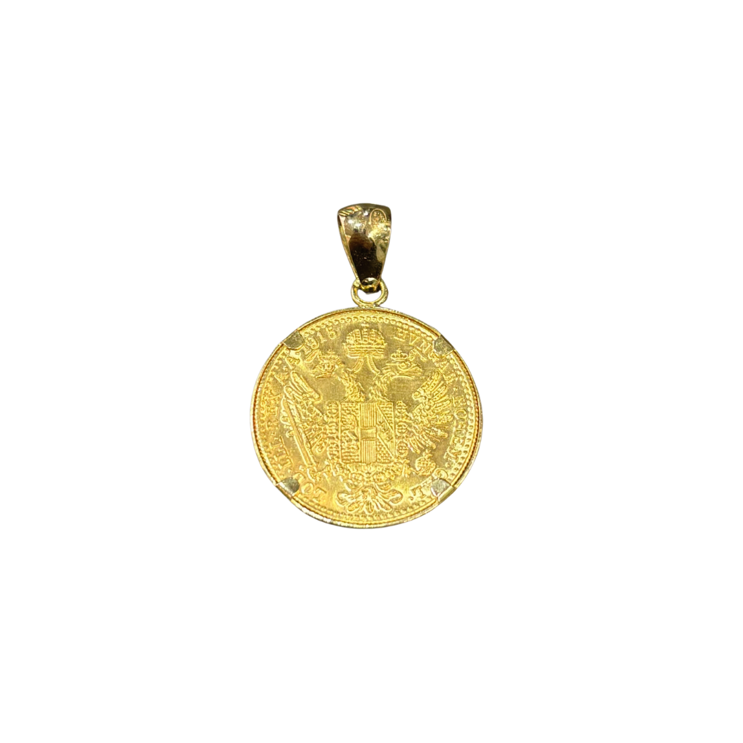Pendentif Pièce - Or Jaune 750 & Pièce 1 Ducat