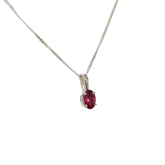 Collier Lapuna - Or Blanc 750 & Rubis