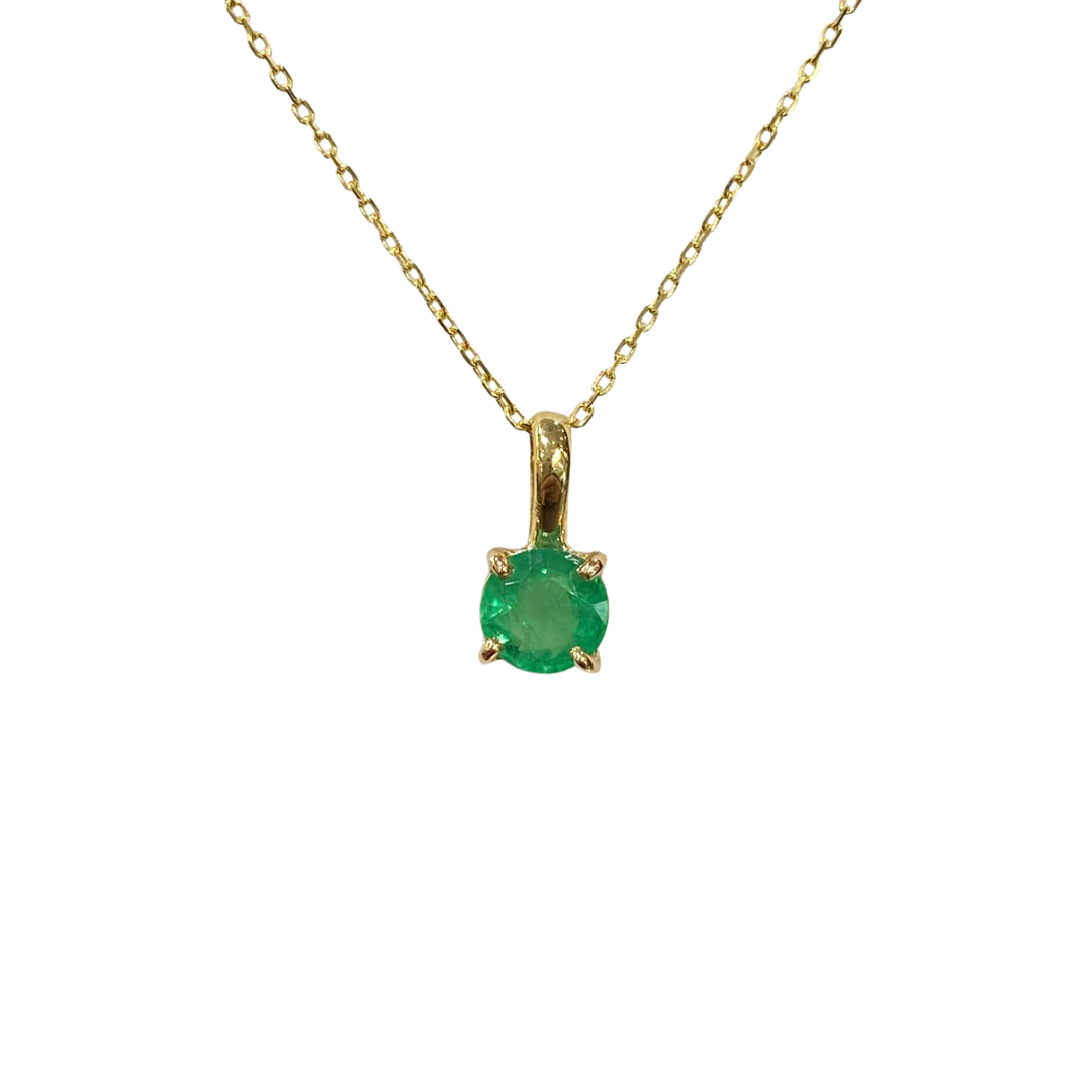 Collier Lapuna - Or Jaune 750 & Émeraude