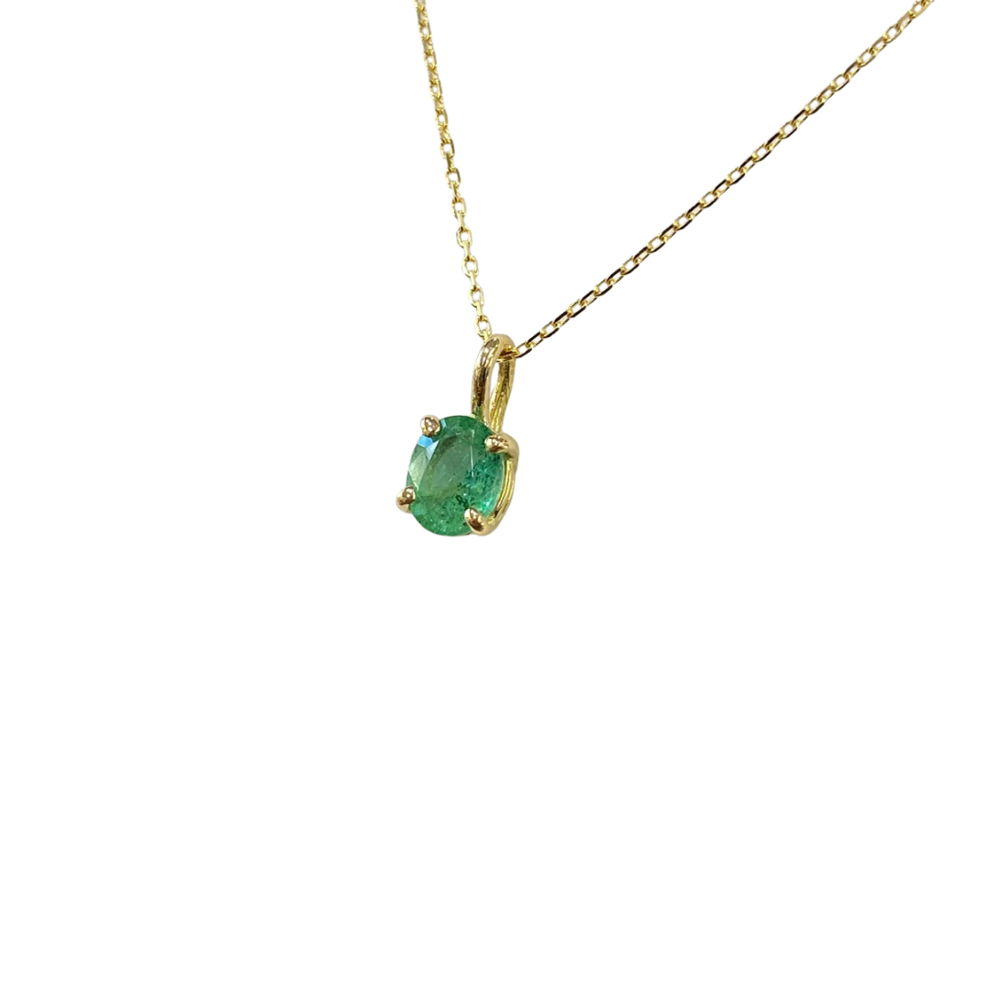 Collier Lapuna - Or Jaune 750 & Émeraude