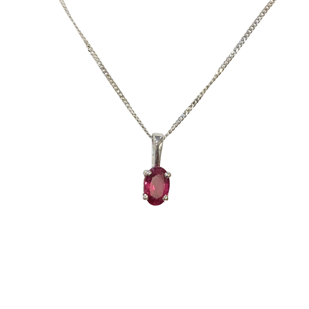 Collier Lapuna - Or Blanc 750 & Rubis