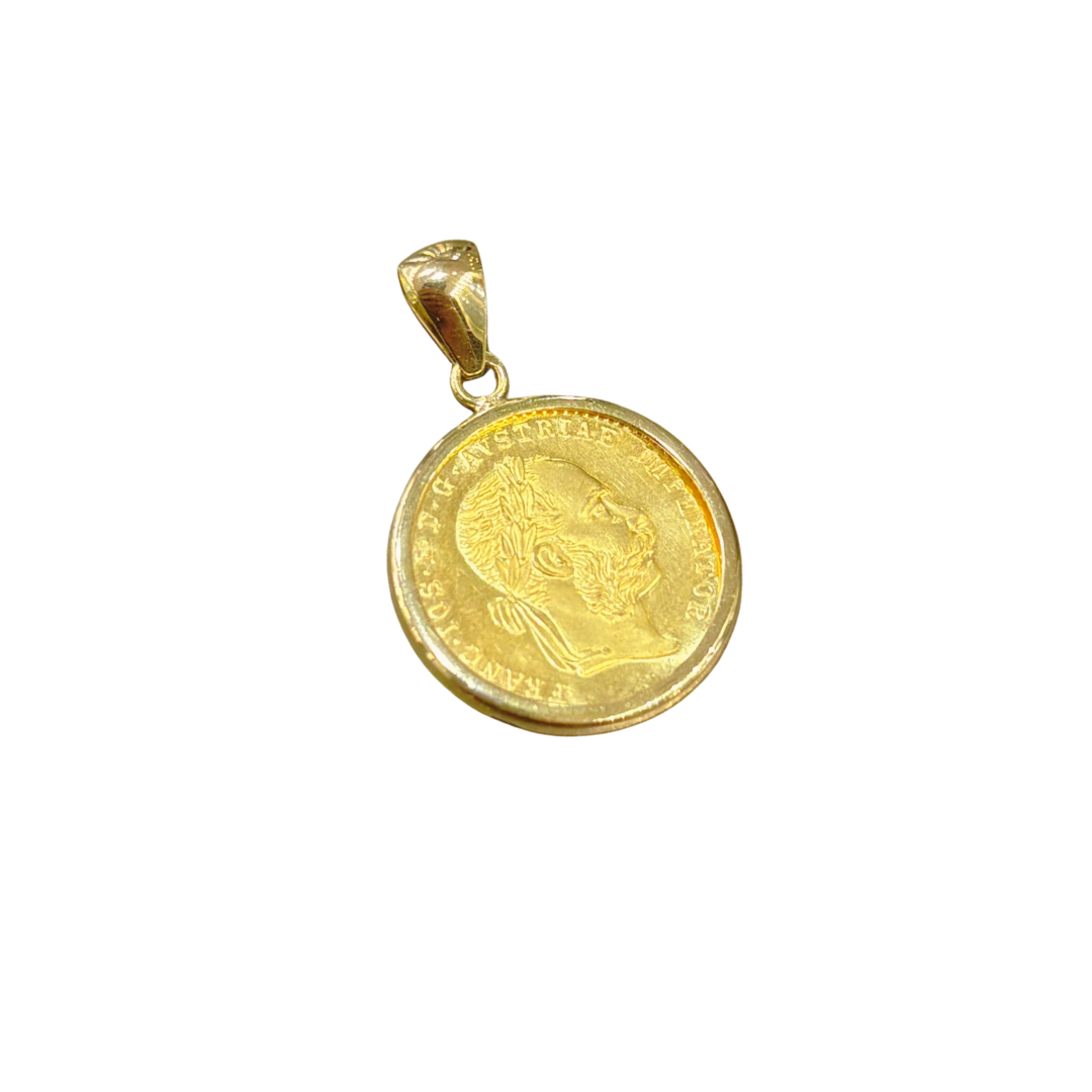 Pendentif Pièce - Or Jaune 750 & Pièce 1 Ducat