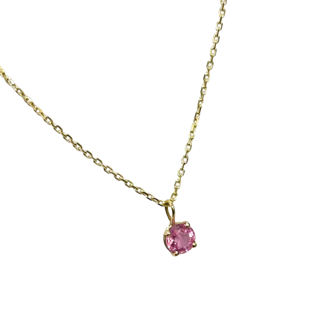 Collier Lapuna - Or Jaune 750 & Saphir Rose