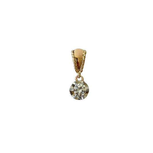 Pendentif Vintage - Or Jaune 750 & Diamant