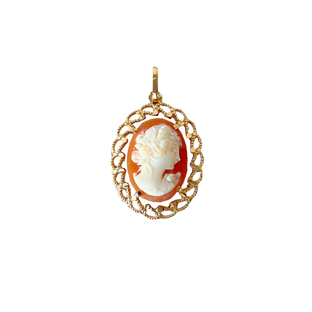 Pendentif Camée Vintage - Or Jaune 750