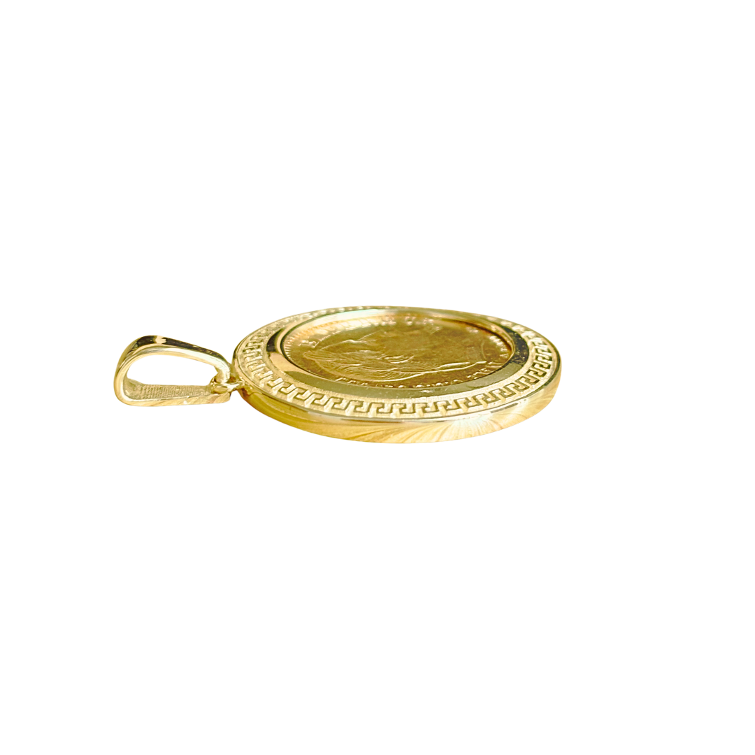 Pendentif Pièce - Or Jaune 750 & Pièce 10 Francs Napoléon