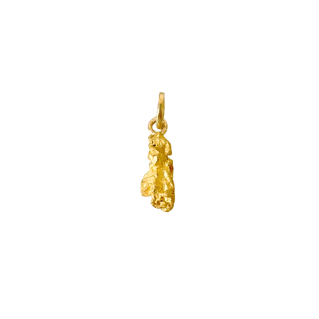 Pendentif Pépite Naturelle - Or Jaune 900