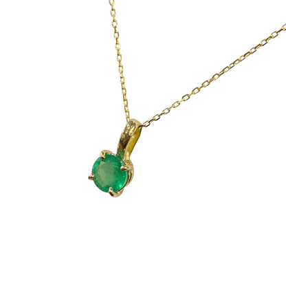 Collier Lapuna - Or Jaune 750 & Émeraude