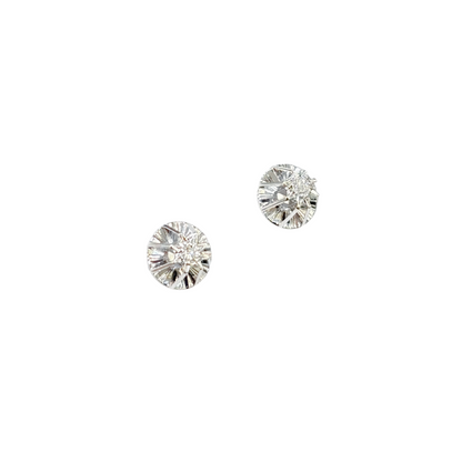Boucles D'oreilles Vintage - Or Blanc 750 & Diamants