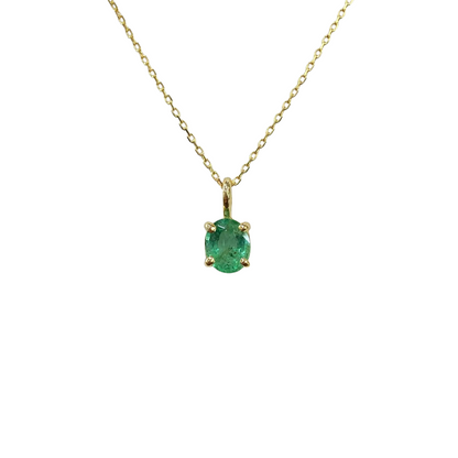 Collier Lapuna - Or Jaune 750 & Émeraude