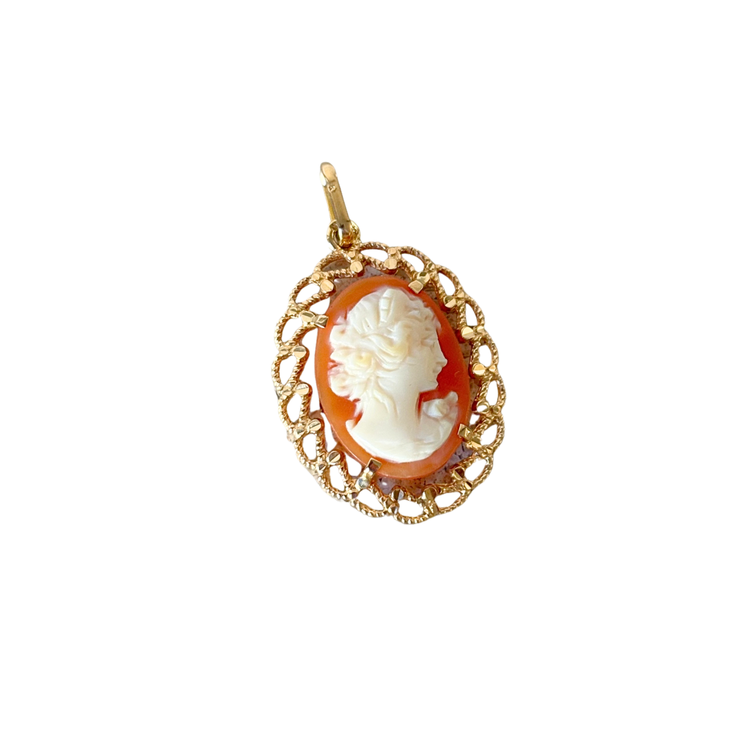 Pendentif Camée Vintage - Or Jaune 750