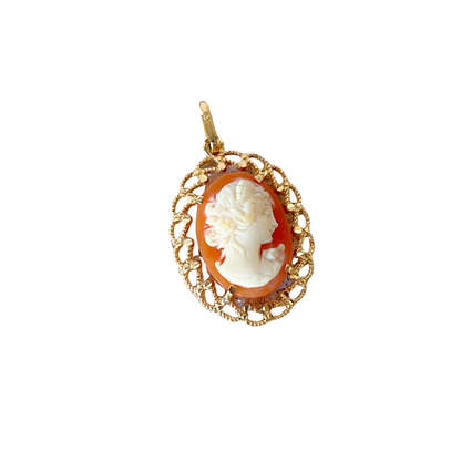 Pendentif Camée Vintage - Or Jaune 750