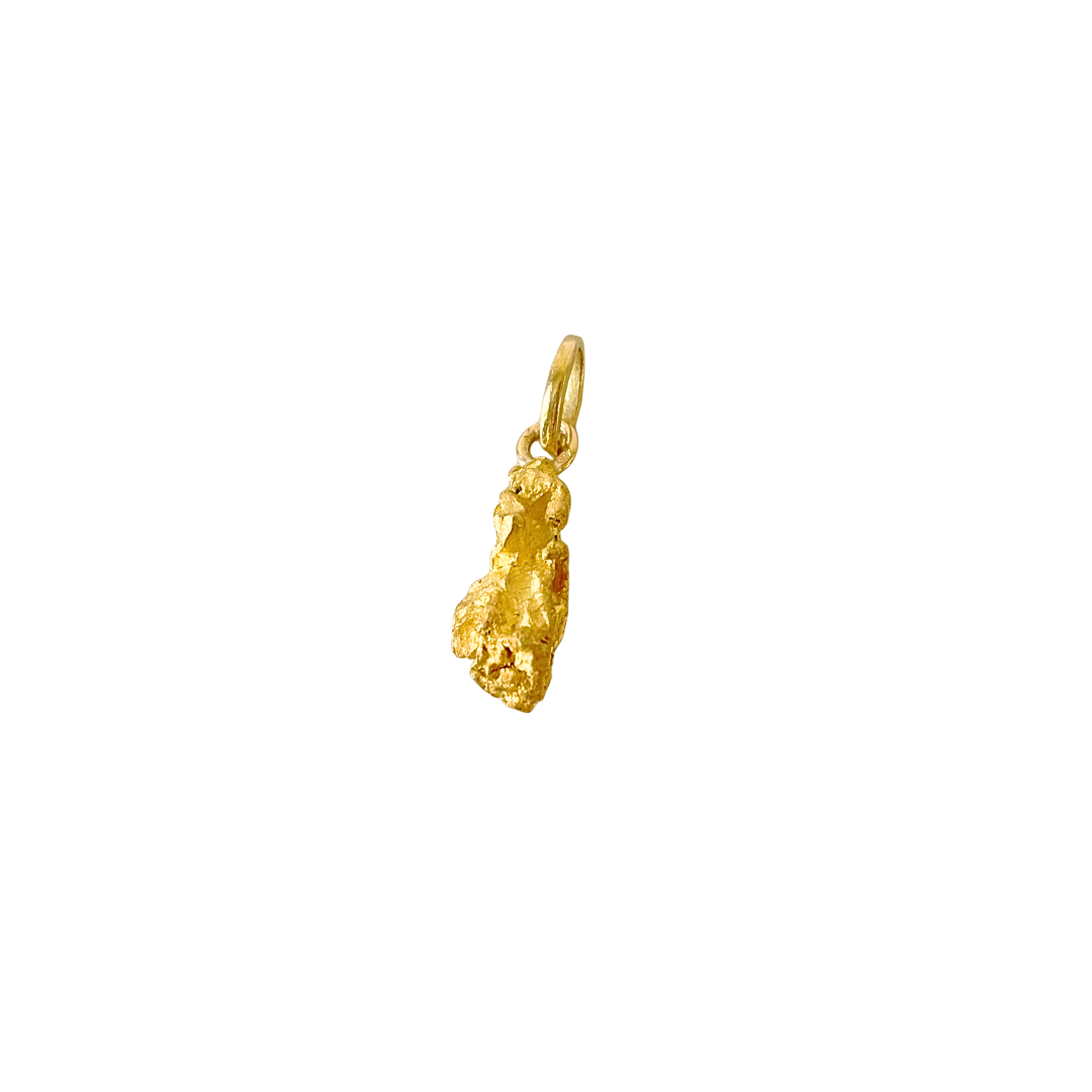 Pendentif Pépite Naturelle - Or Jaune 900