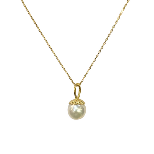 Collier Perle - Or Jaune 750 & Perle Naturelle