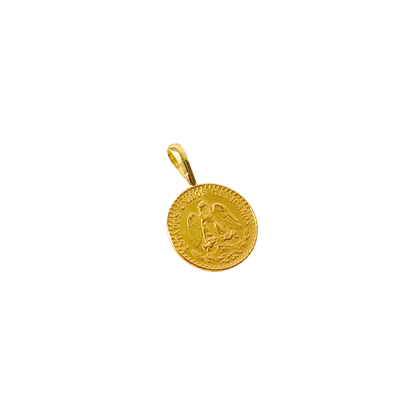 Pendentif Pièce - Or Jaune 750 & Pièce 2 Pesos