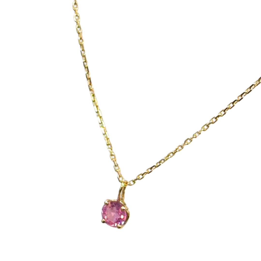 Collier Lapuna - Or Jaune 750 & Saphir Rose