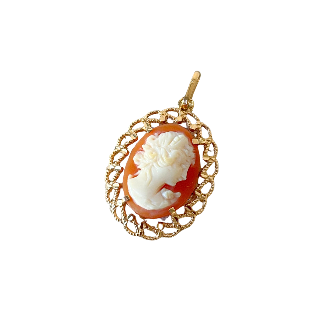 Pendentif Camée Vintage - Or Jaune 750