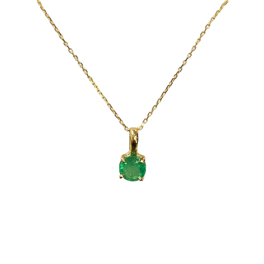 Collier Lapuna - Or Jaune 750 & Émeraude