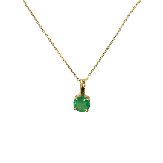 Collier Lapuna - Or Jaune 750 & Émeraude