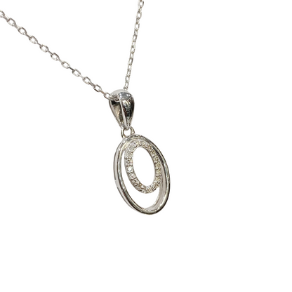 Necklace - 750 White Gold &amp; Diamonds