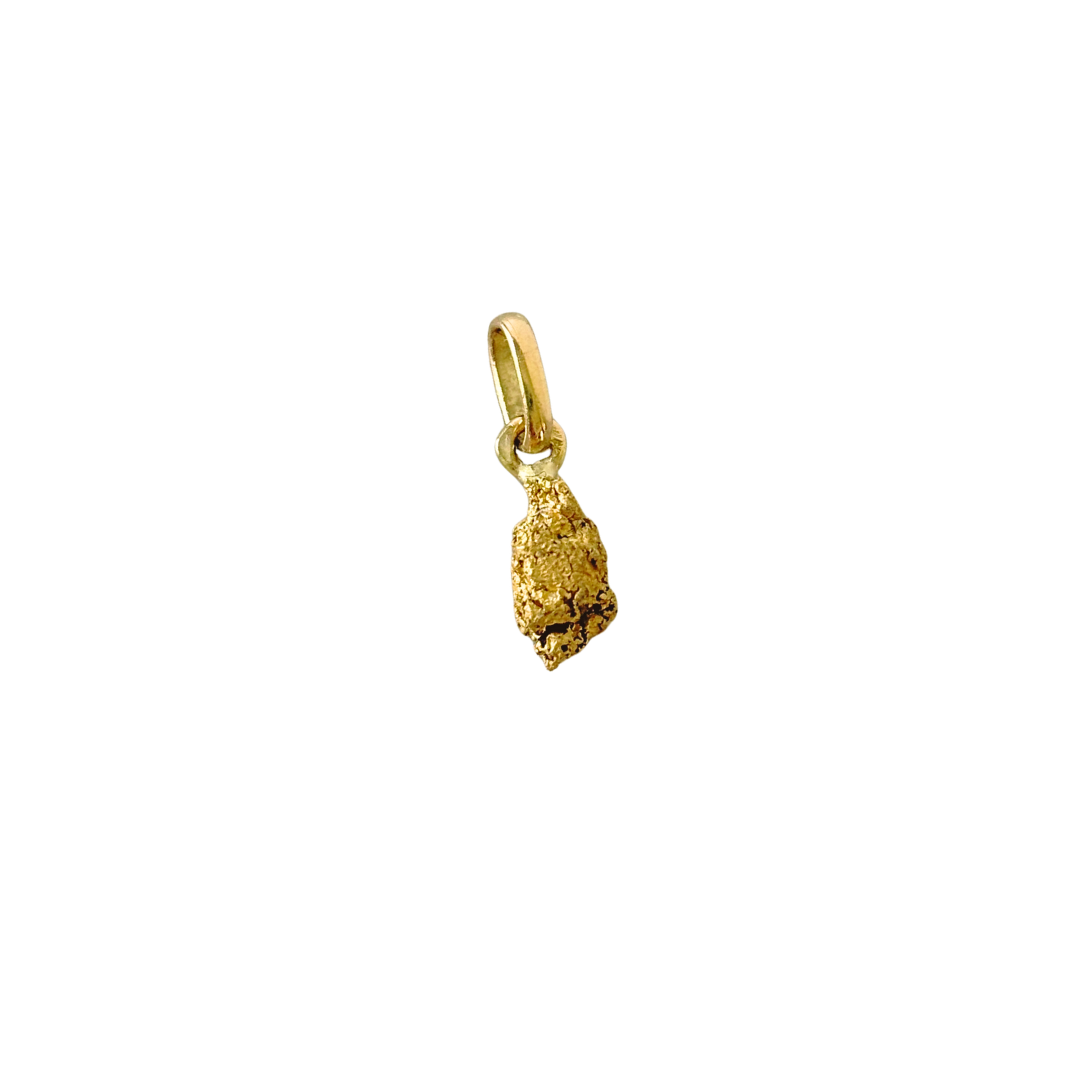Pendentif Pépite Naturelle - Or Jaune 900