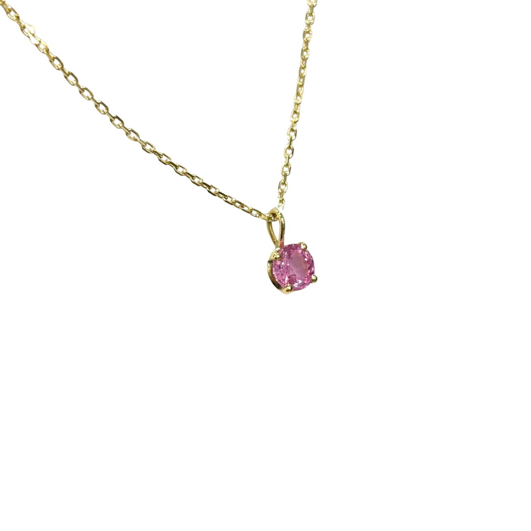 Collier Lapuna - Or Jaune 750 & Saphir Rose