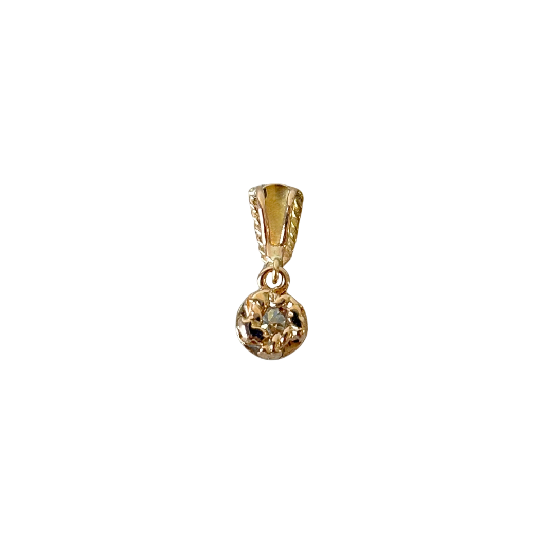 Pendentif Vintage - Or Jaune 750 & Diamant