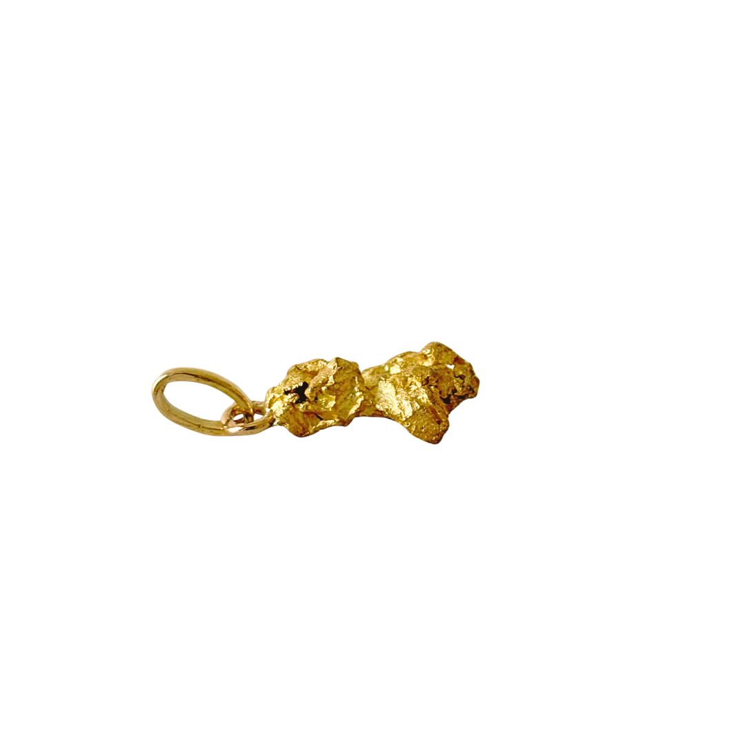 Pendentif Pépite Naturelle - Or Jaune 900